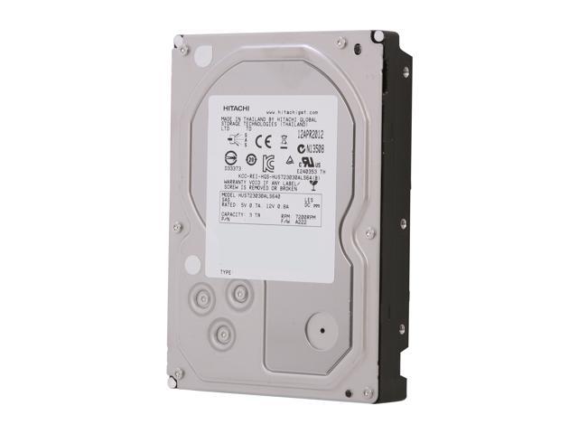 Hitachi GST Ultrastar 7K3000 HUS723030ALS640 (0B26311) 3TB 7200 RPM 64MB Cache SAS 6Gb/s 3.5" Enterprise Hard Drive Bare ...