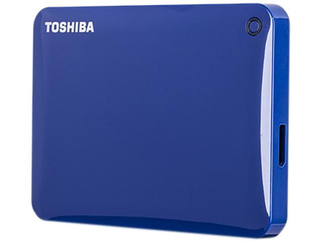 TOSHIBA 1TB Canvio Connect II Portable Hard Drive USB 3.0 Model HDTC810XL3A1 Blue 