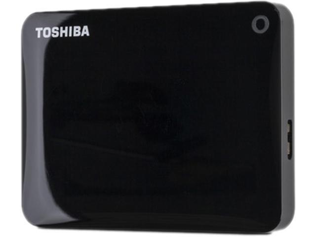 TOSHIBA 3TB Canvio Connect II Portable Hard Drive USB 3.0 Model HDTC830XK3C1 Black 