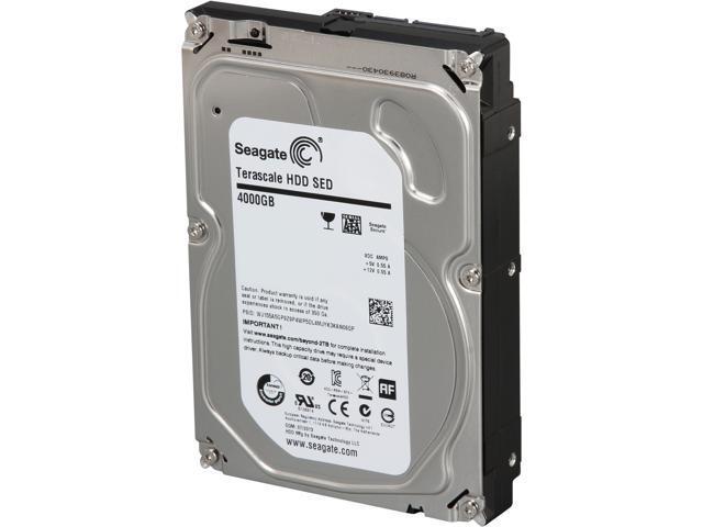 Seagate ST4000NC000 4TB 5900 RPM 64MB Cache SATA 6.0Gb/s 3.5" Terascale Hard Drive With Instant Secure Erase Bare Drive