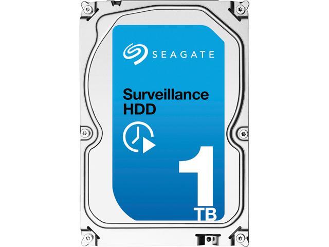 Seagate Surveillance HDD ST1000VX001 1TB 64MB Cache SATA 6.0Gb/s 3.5" Internal Hard Drive
