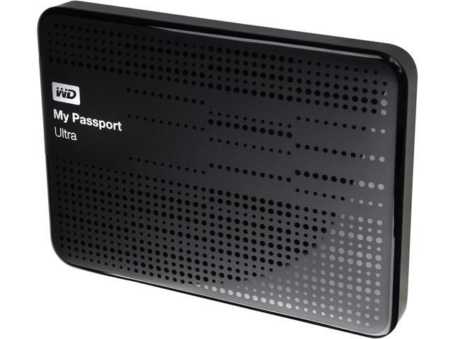 WD 500GB My Passport Ultra Portable Hard Drive USB 3.0 Model WDBPGC5000ABK-NESN Black