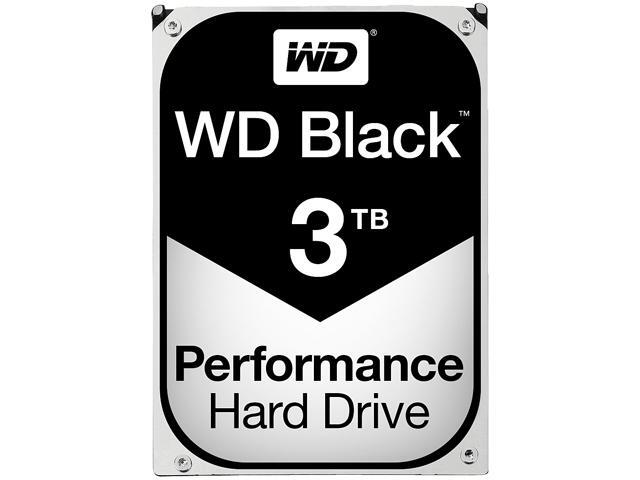 WD Black 3TB Performance Desktop Hard Disk Drive - 7200 RPM SATA 6Gb/s 64MB Cache 3.5 Inch - WD3003FZEX