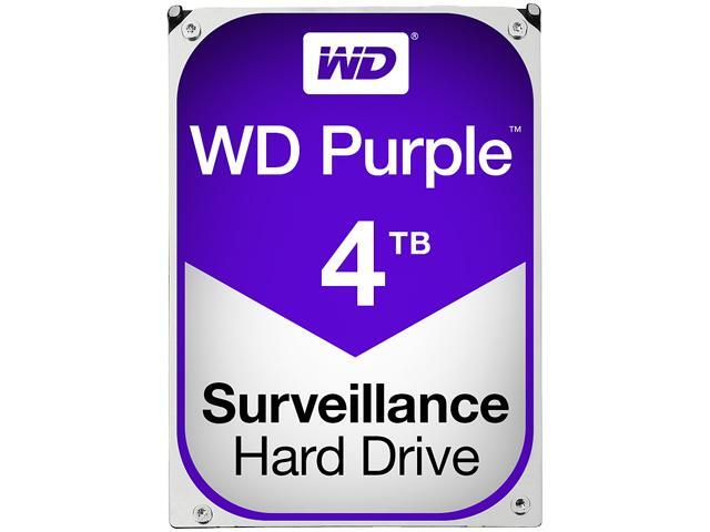 WD Purple 4TB Surveillance Hard Disk Drive - 5400 RPM Class SATA 6Gb/s 64MB Cache 3.5 Inch - WD40PURX