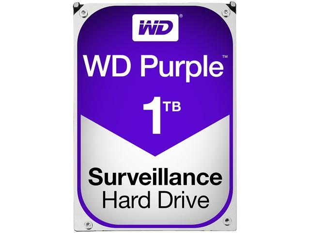 WD Purple 1TB Surveillance Hard Disk Drive - Intellipower SATA 6 Gb/s 64MB Cache 3.5 Inch - WD10PURX