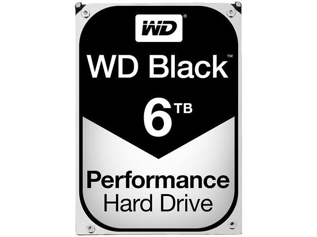 WD Black 6TB Performance Desktop Hard Disk Drive - 7200 RPM SATA 6 Gb/s 128MB Cache 3.5 Inch - WD6001FZWX