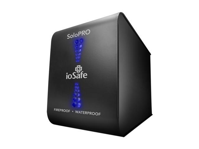 ioSafe SoloPRO 2TB USB 2.0 / eSATA 3.5" Fireproof Waterproof External Hard Drive with 5 Years DRS Black
