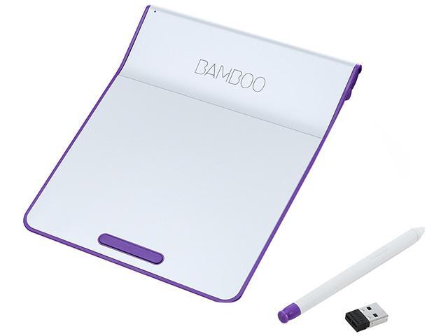 Wacom CTH300U RF Wireless Bamboo Pad Wireless (Purple)