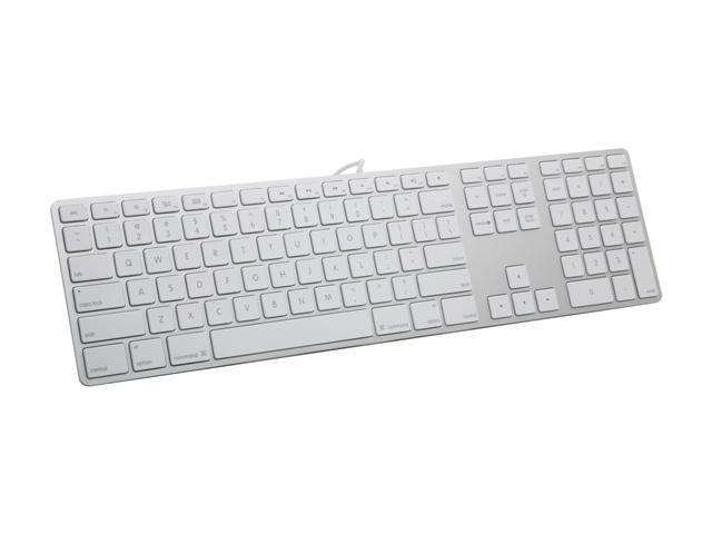 Apple MB110LL/B White Wired Keyboard with Numeric Keypad - English (USA)