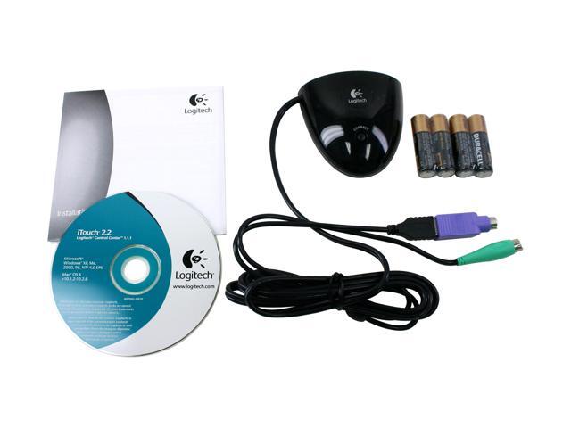 Logitech 967437-0403 Black 104 Normal Keys 7 Function Keys Cordless Desktop Standard Keyboard and Optical Mouse