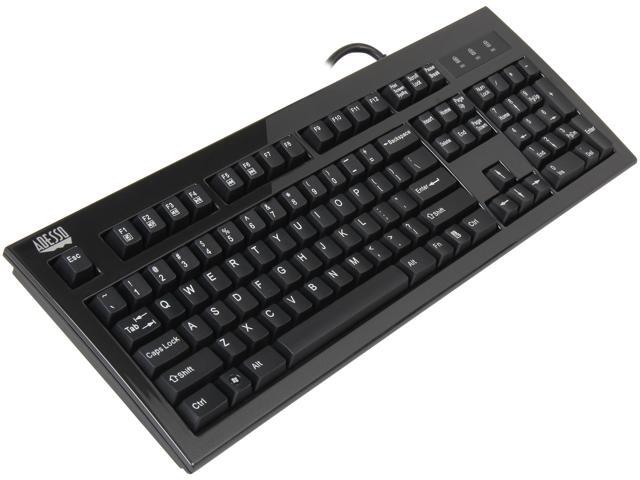 ADESSO MKB-135B Mechanical Gaming Keyboard w/ Hub & Audio Jack 