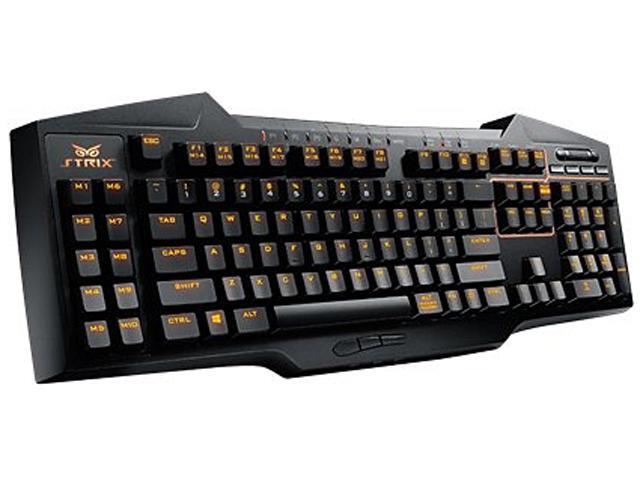 ASUS STRIX TACTIC PRO Gaming Keyboard with Cherry MX Brown Switches