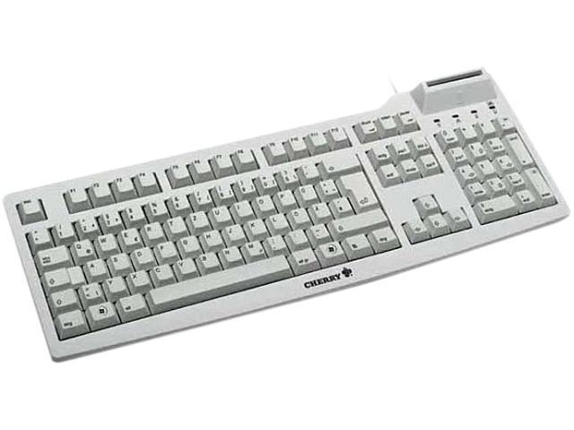 Cherry G83-6644LUAEU-0 G83-6644 Compact Keyboard with Smart Card