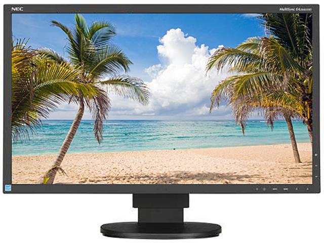 NEC Display MultiSync EA244UHD-BK Black 24” 6ms 4k HD Widescreen AH-IPS Panel, LED Backlight LCD Monitor
