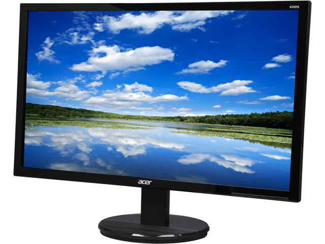 Acer K242HL Bbid Black 24" 6ms HDMI Widescreen LED Backlight LCD ...