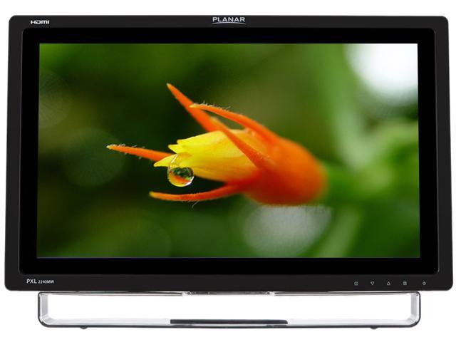 PLANAR PXL2240MW Black 22" USB Optical Touchscreen Monitor Multi-Touch Built-in Speakers