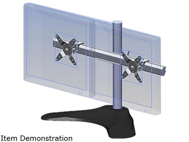 Ergotech 100 D16 B02 Dual Horizontal Lcd Monitor Arm Desk Ergotech Horizontal Lcd Monitor Arm Desk Stand