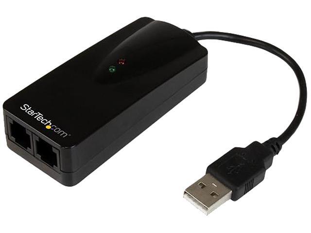 STARTECH USB562KEMH External USB Modem - 2-Port, 56K, Hardware Based