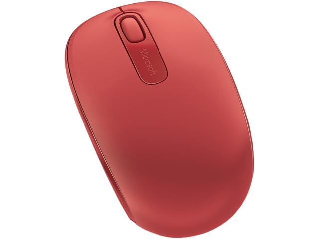 Microsoft 1850 U7Z-00031 Red RF Wireless Optical Mobile Mouse
