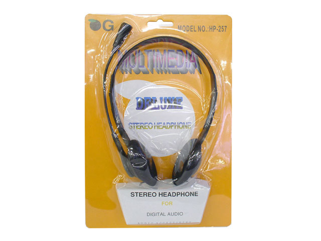 DCT Factory HP-257 3.5mm Connector Supra-aural Stereo Headset