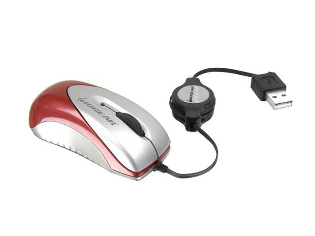 IOGEAR GME222A 2-Tone 3 Buttons 1 x Wheel USB Wired Optical Mini Mouse