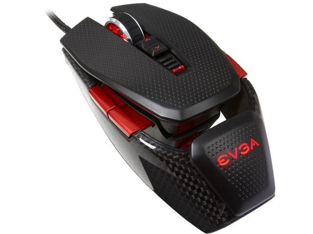 EVGA TORQ X10 Carbon 901 X1 1102 KR Black 9 Buttons 1 X Wheel USB Wired