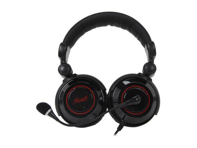 Rosewill RHTS 8206 USB Connector 5 1 Channel Vibration Gaming Headset ...