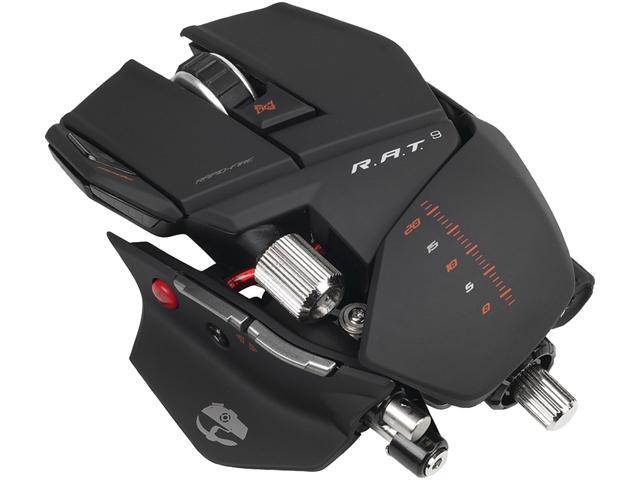Mad Catz R.A.T.9 Gaming Mouse for PC and Mac - Matte Black