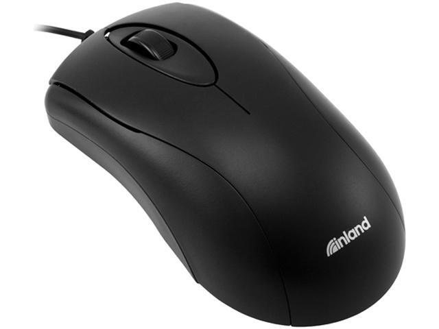 inland 07233 Black 3 Buttons 1 x Wheel USB Wired Optical 400 dpi Mouse inland 07233 Black 3 Buttons 1 x Wheel USB Wired Optical 400 dpi Mouse