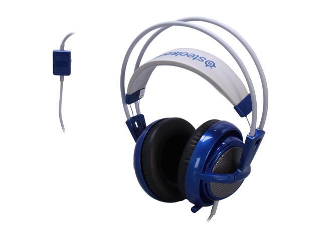 SteelSeries Siberia V2 Circumaural Full-Size Gaming Headset - Blue