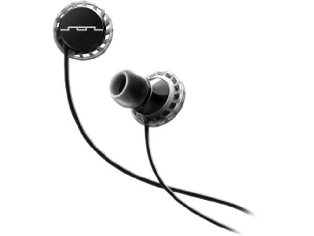 Sol Republic Black 1152-31 RELAYS SPORT- Single Button In-Ear Headphones