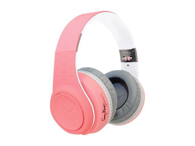 Fanny Wang Pink/White FW-2003-PNK-WHI Over-Ear Headphone (Pink/White)