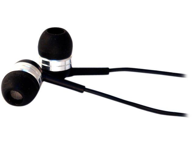 Rocksoul Black ER-102065BB 3.5mm Connector Supra-aural Isolating Stereo Ear Phone for iPod , iPhone ,MP3, PC