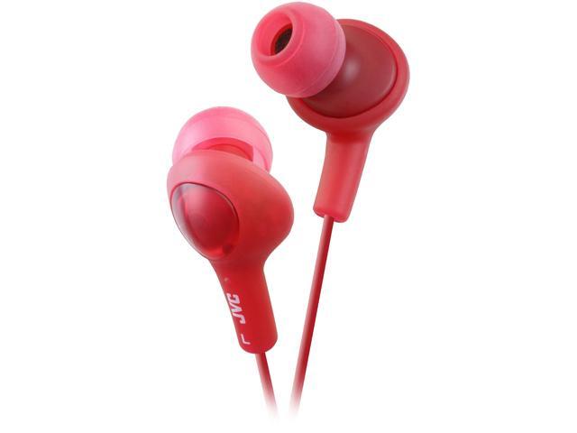 JVC Gumy Plus Inner-Ear Green & Red Canal 2pk Bundle Gummy Plus Inner Ear Headphones