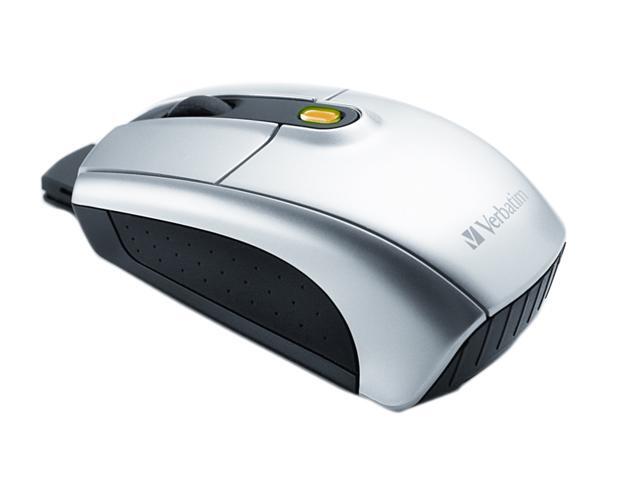 Verbatim 96672 Silver 1 x Wheel 2.4GHz Wireless Laser Notebook Mouse