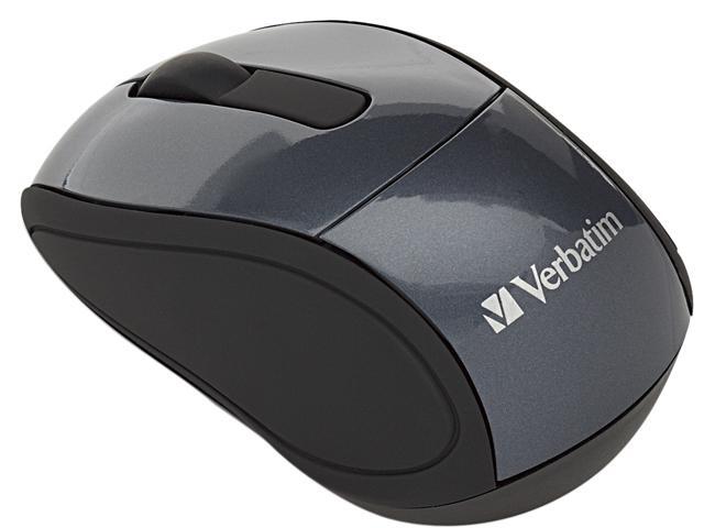 Verbatim 97470 Graphite 3 Buttons 1 x Wheel USB RF Wireless Optical Mouse