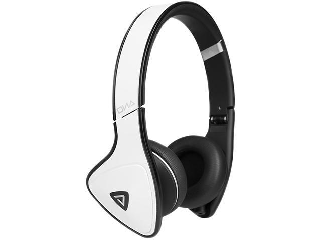 Monster Tuxedo White MH DNA ON WHB CA WW On-Ear Headphones, Apple ControlTalk - White Over Black 