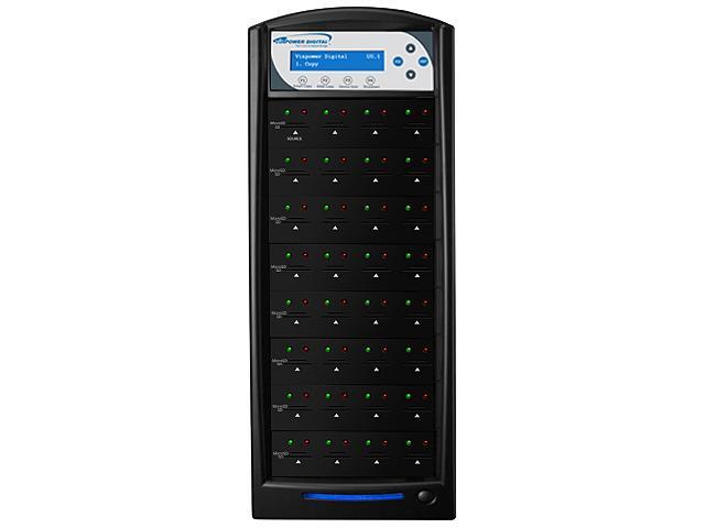 VINPOWER 1 to 31 128M Buffer Memory SDShark SD & MicroSD Duplicator Model SDShark-31T-BK