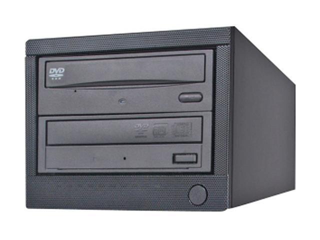 EZ Dupe Black 1 to 1 1-Target DVD/CD Duplicator with LG Drives Model EZD1TDVDLGB 