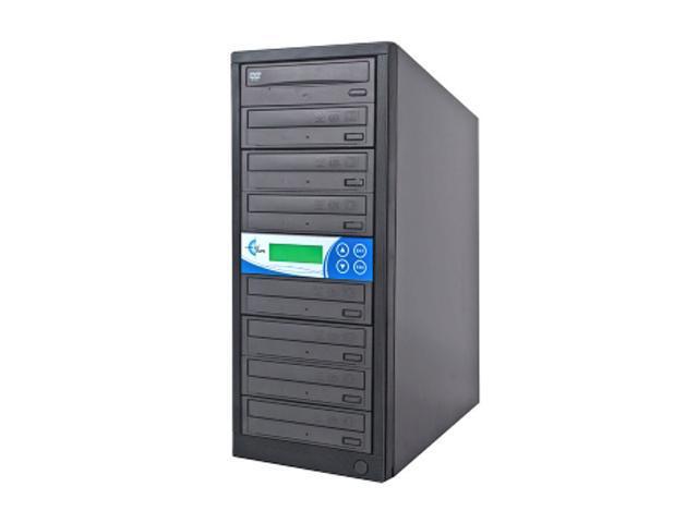 EZ Dupe 1 to 7 Dual-Format DVD / CD Duplicator with LG Drives Model EZD7TDVDLGB 