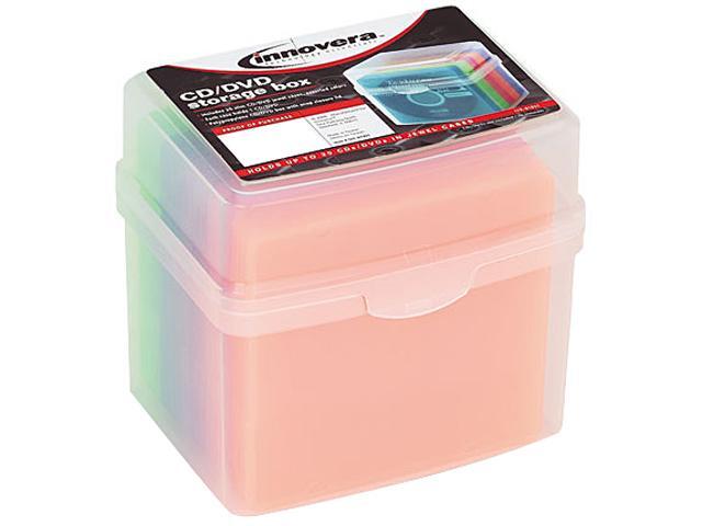 Innovera IVR81901 CD/DVD Slim Storage Box