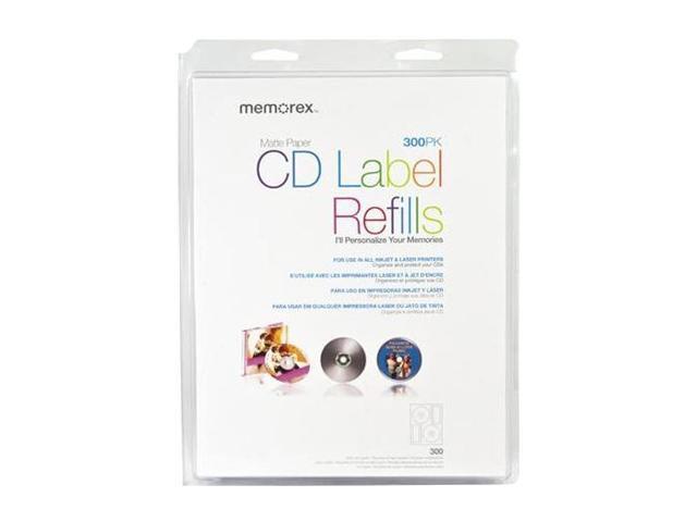 Memorex 00403 CD/DVD Labels