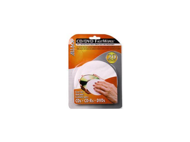 ALLSOP 50100 CD Fastwipes - 20 Packs