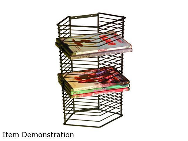 Aleratec 1331 Onyx 28 DVDs Blurays Tower Wall Mounted