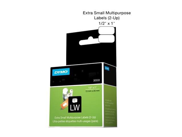 Dymo 30333 Labelwriter Multipurpose Labels 0.5 x 1 Inches, 1000 Labels/Roll, 1 Roll/Box
