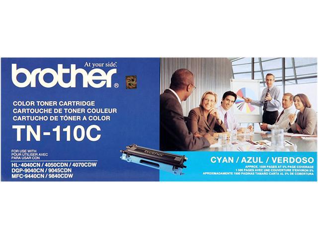 brother TN-110C Toner Cartridge for HL-4040CN, HL-4070CDW, MFC-9440CN, MFC9840CDW Cyan