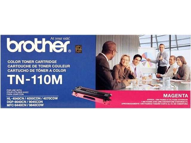 brother TN-110M Toner Cartridge for HL-4040CN, HL-4070CDW, MFC-9440CN, MFC9840CDW Magenta