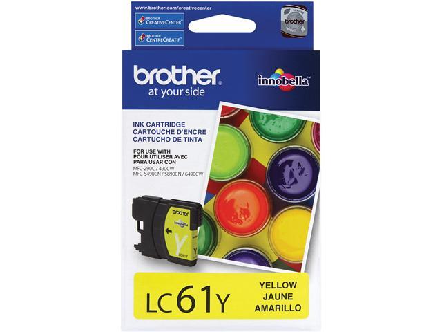 brother LC61Y Standard Yield Ink Cartridge For MFC-6490CW Yellow 