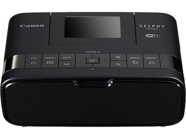 Canon Selphy CP1200 Wireless Color Photo Printer, Black