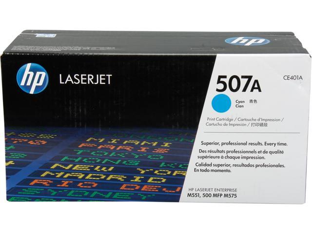 HP 507A Cyan LaserJet Toner Cartridge CE401A Newegg